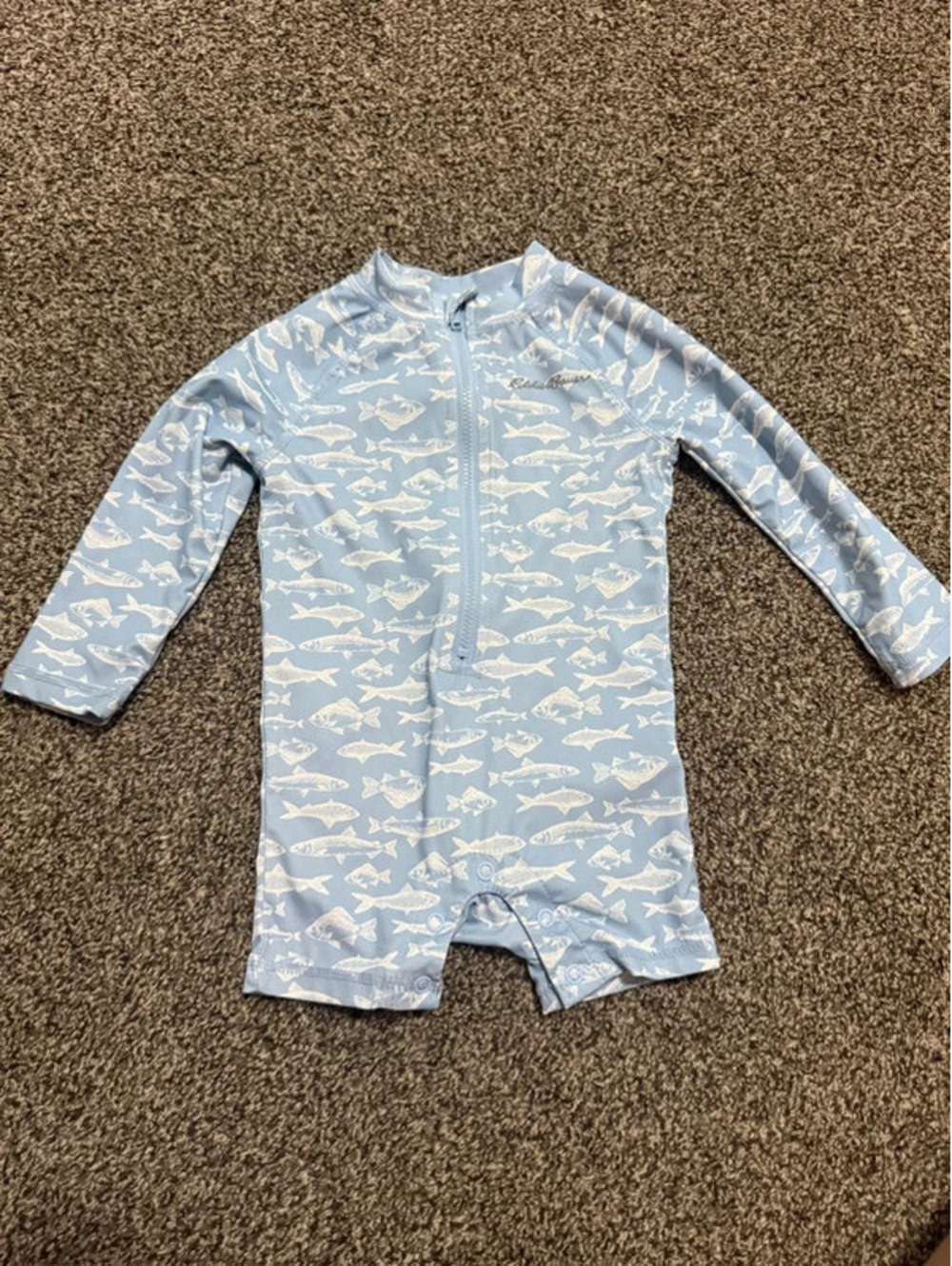 Eddie Bauer Baby Boys 12M Rash Guard Swimsuit
